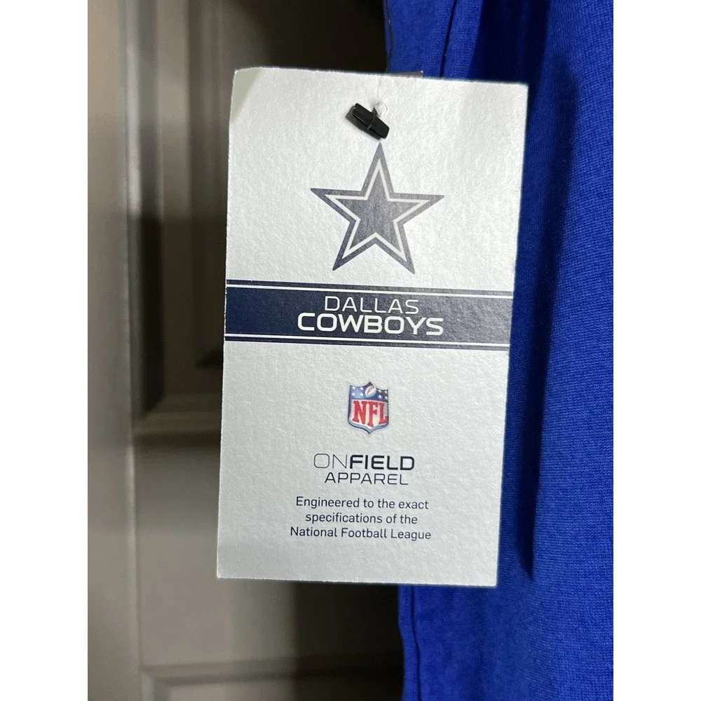 Nike Tee Dallas Cowboys Womens XL Blue Athletic Shirt Dri-Fit Football‎ NFL